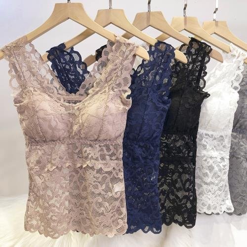 Womance Full Lace Camisole With Built-In Bra