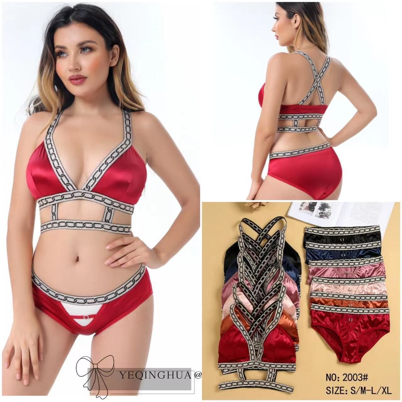 Womance Silk Sexy Bra And Panty Sets