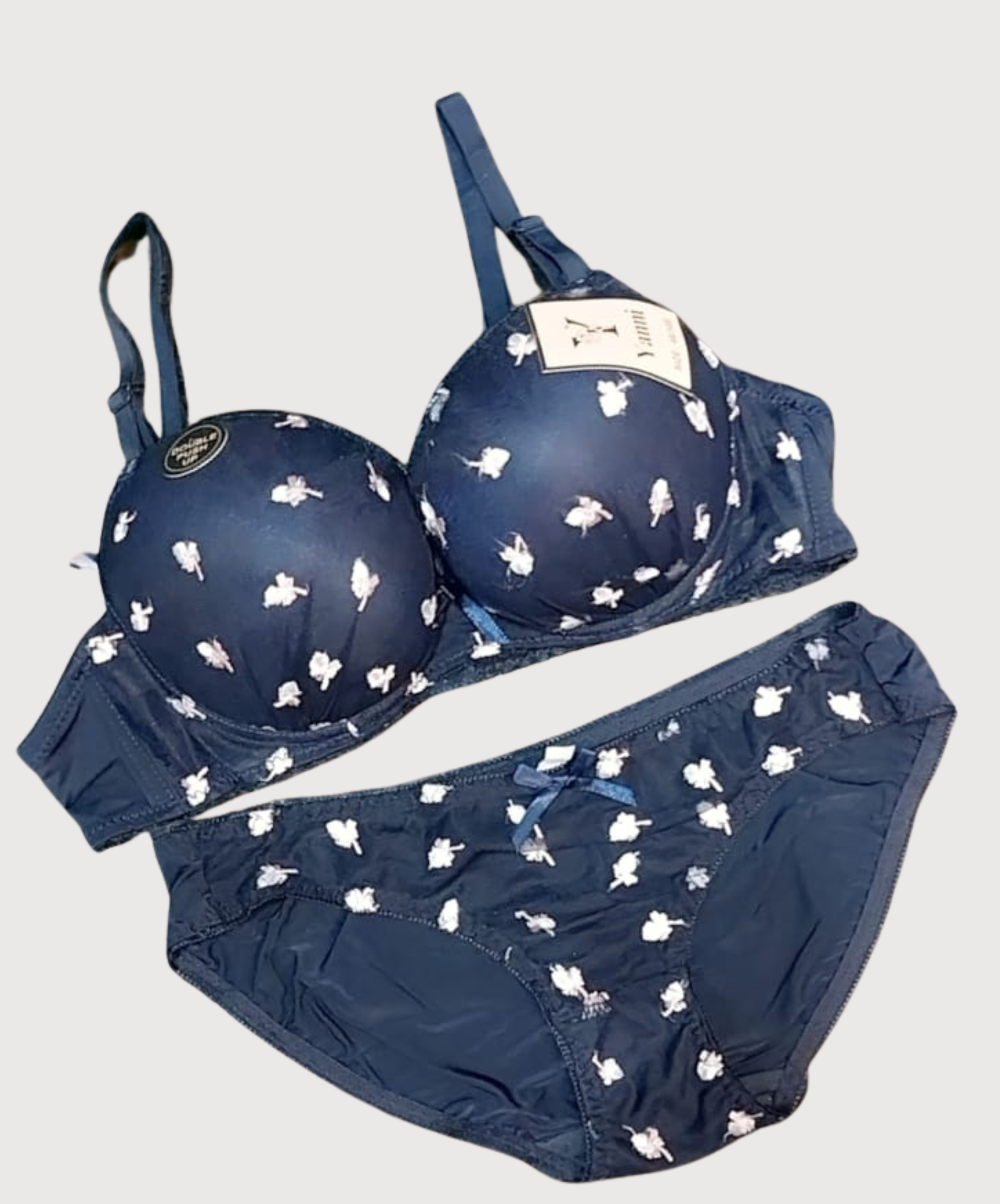 MidnightLift Indigo PushUp Bra & Panty Set