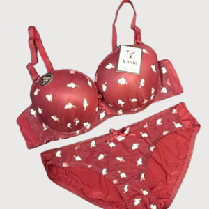 RubyLift Crimson PushUp Bra & Panty Set
