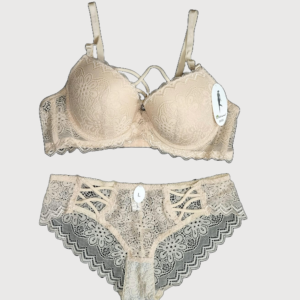 Womance - DesertRose RobeDesign PushUp Bra Set